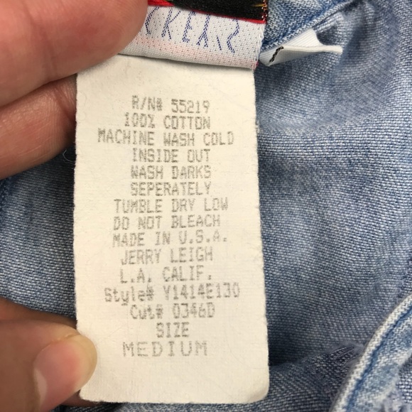 Vintage Jerry Leigh Disney Mickey Denim Dress - Picture 5 of 6